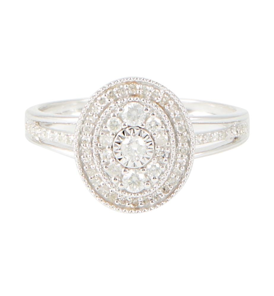 Ring Melinée - Weissgold 375/1000