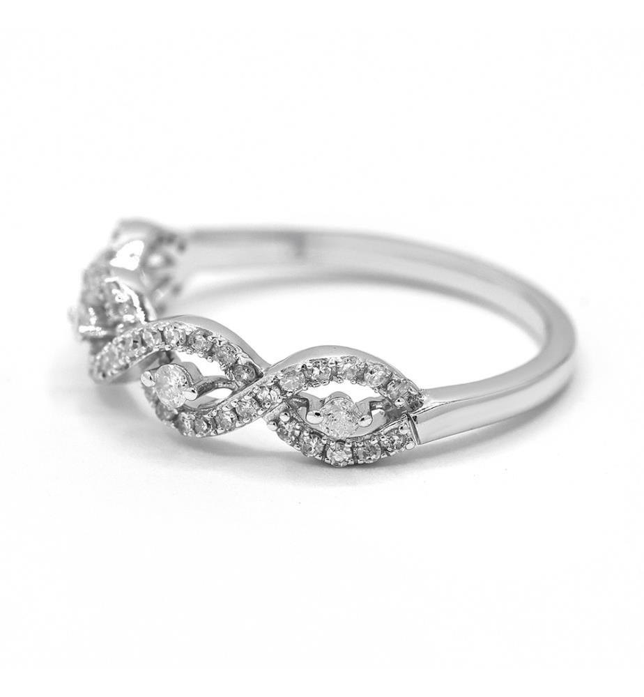 Ring "Panarea" Weissgold 375/1000