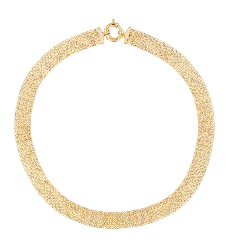 Halskette Mit Boué-Verschluss Maille Calera - Gelbgold 375/1000
