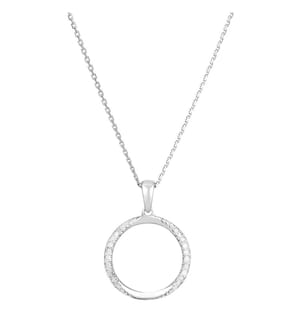 Ciondolo Ode alla vita - Oro bianco 375/1000