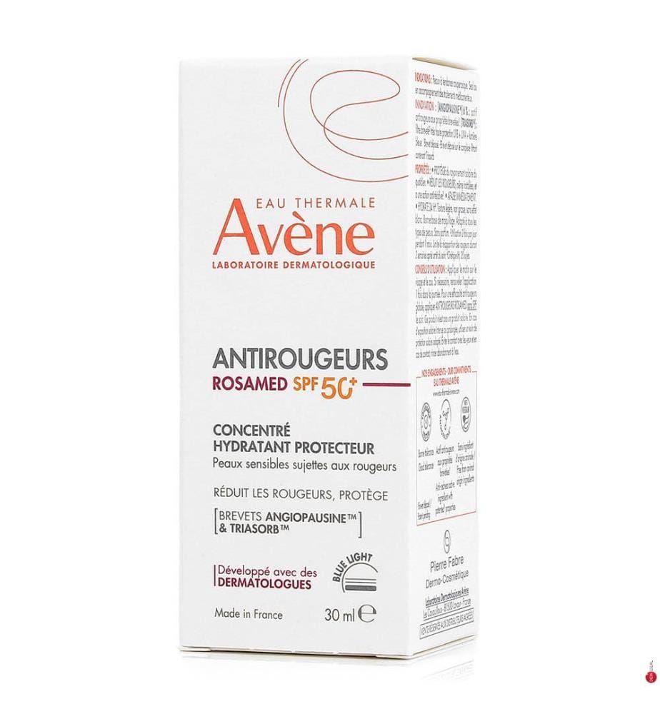 Concentré Hydratant Protecteur SPF 50+ Antirougeurs Rosamed - 30 ml