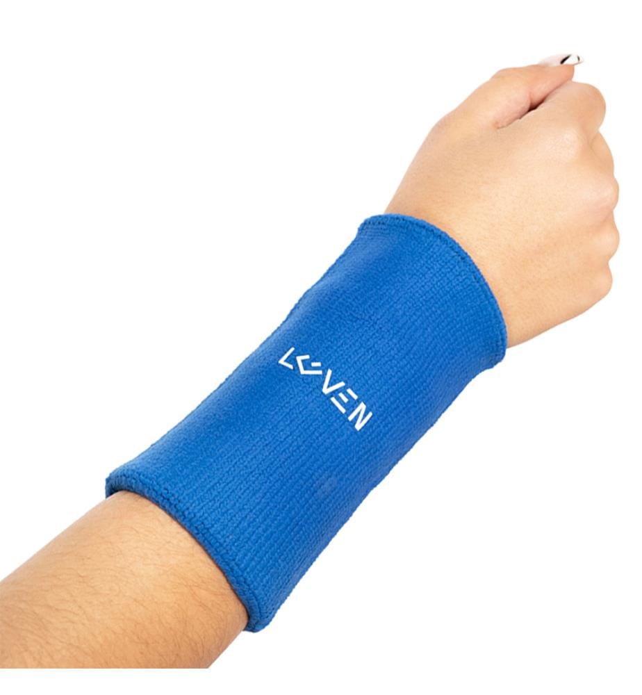 Bracelet anti-transpiration pour poignet - Bleu