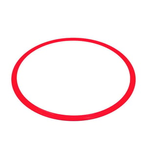 Runder Kunststoff-Reifen Ø40 cm, Rot
