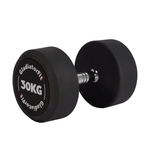 Rundhantel aus Gummi - 30 KG