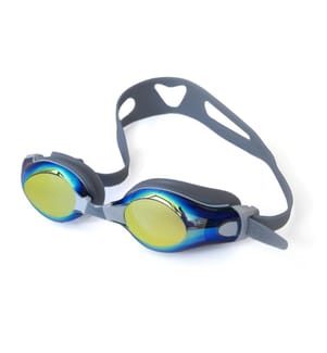 Schwimmbrille Erwachsene Verspiegelte Gold - Grau