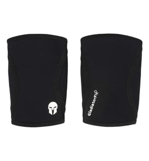 Lot de 2 genouillères de compression, XL, Noir
