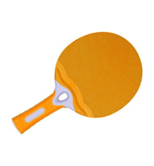 Gu mmi-Tischtennisschläger für Training und Wettkampf, Orange
