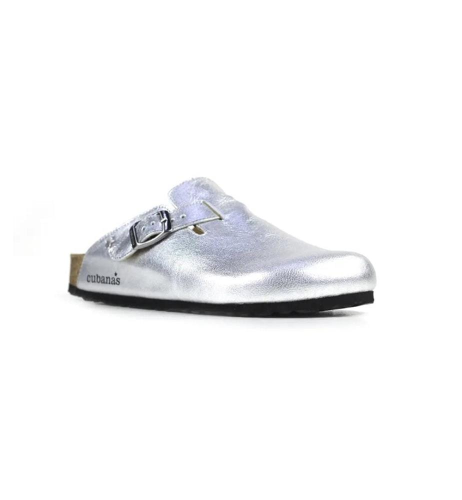 Clog „Maria“ - Silberfarben