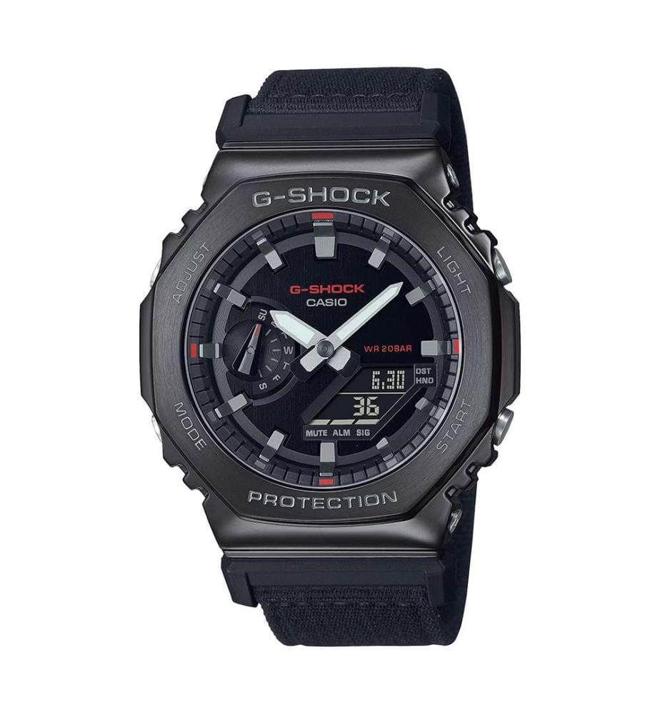 Analoge Digitaluhr - Marine und Schwarz