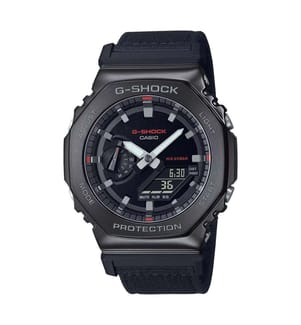 Analoge Digitaluhr - Marine und Schwarz