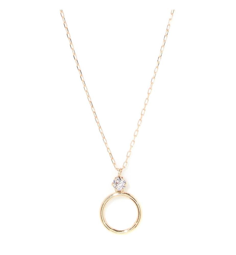 Halskette Rund - Gelbgold