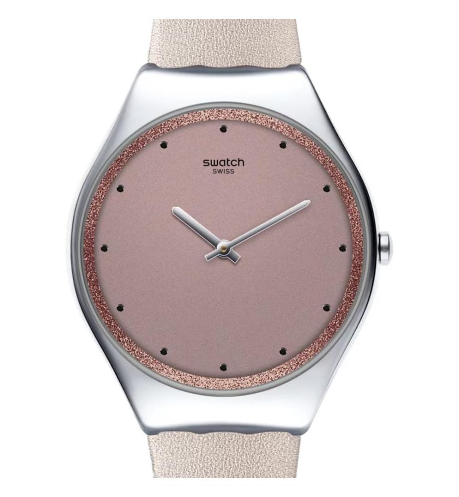 Quarzuhr 38 mm - Grau & Weiss & Braun