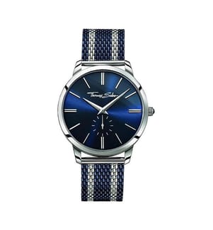Quarzuhr 42 mm - Blau