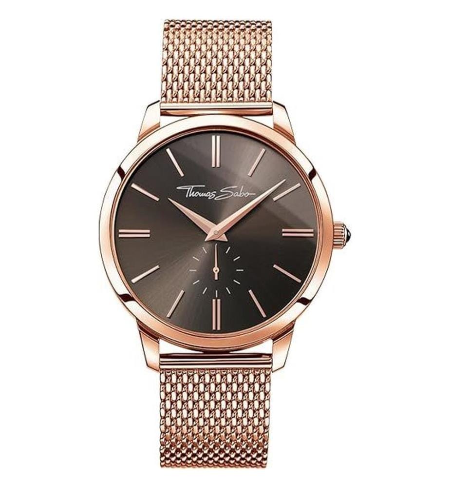 Montre à Quartz 42 mm - Brun et Rose