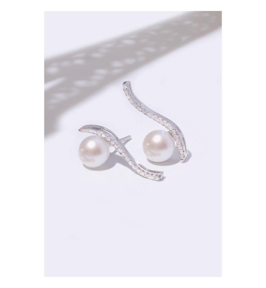 Orecchini Vague Sublime 375/100 - Argento e Madreperla