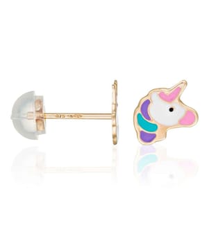 Ohrringe Petites Licornes - Gelbgold 375/1000