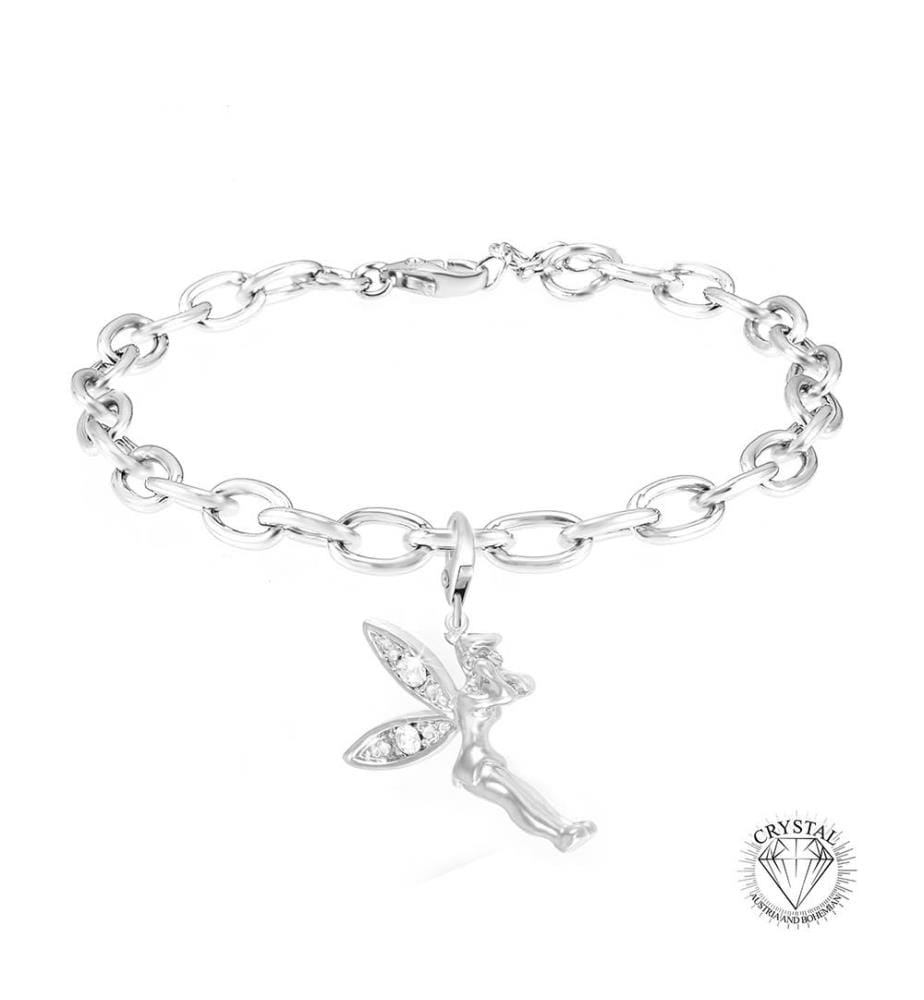 Bracelet fée Orné de Cristaux scintillants Paris - Argenté