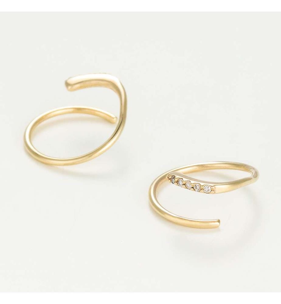 Joli Tourbillon Earrings - Yellow Gold 375/1000