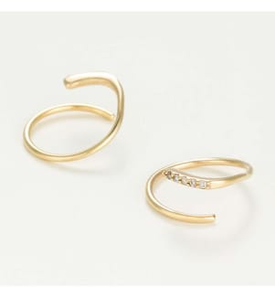 Joli Tourbillon Earrings - Yellow Gold 375/1000