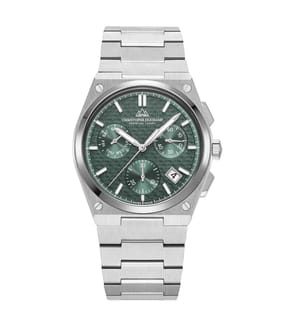 Attitude Chrono Uhr – Silber & Grün