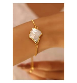 Perlenarmband - Weiss