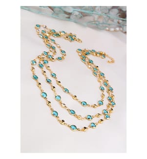 Collier Cristal - Bleu