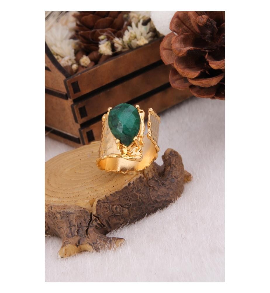 Achat-Ring – Grün