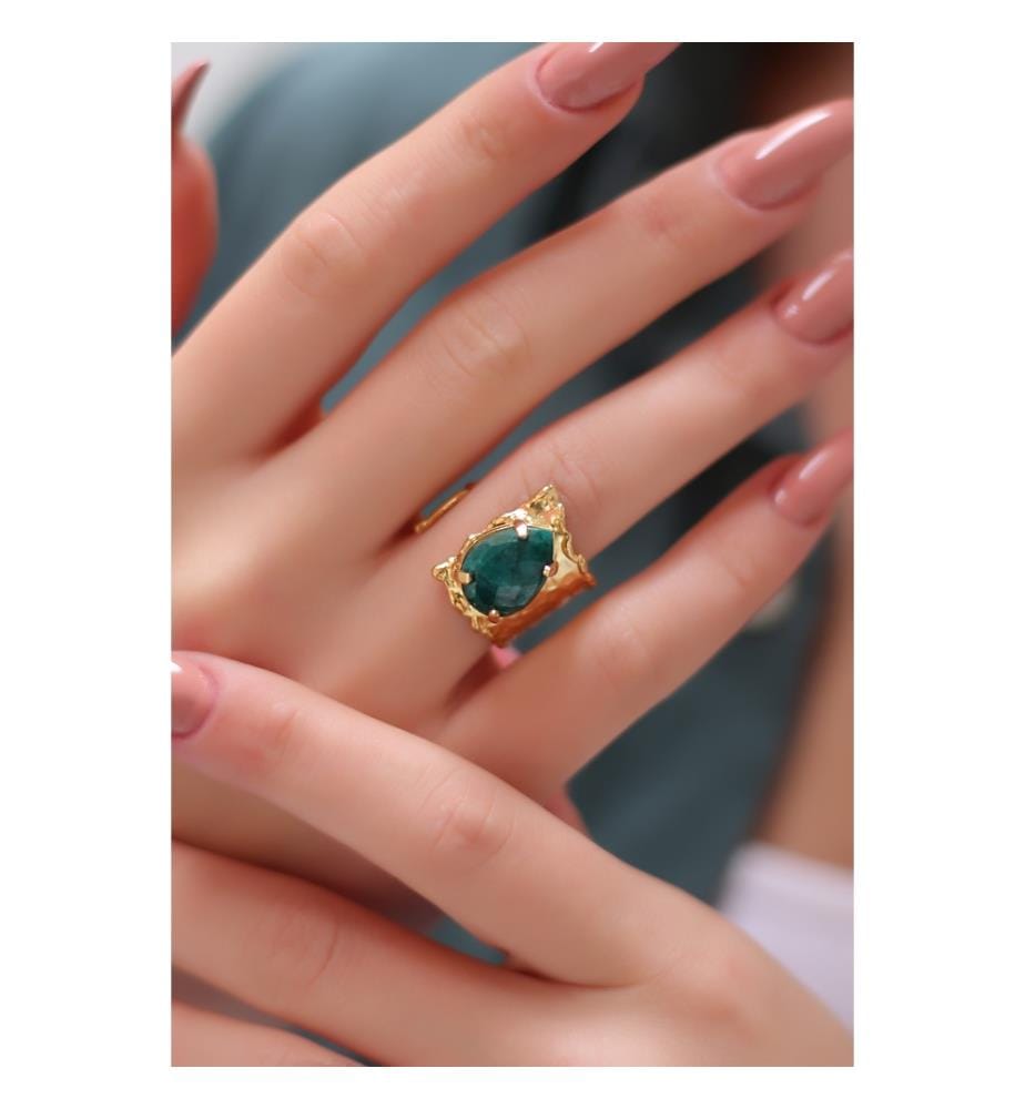 Achat-Ring – Grün