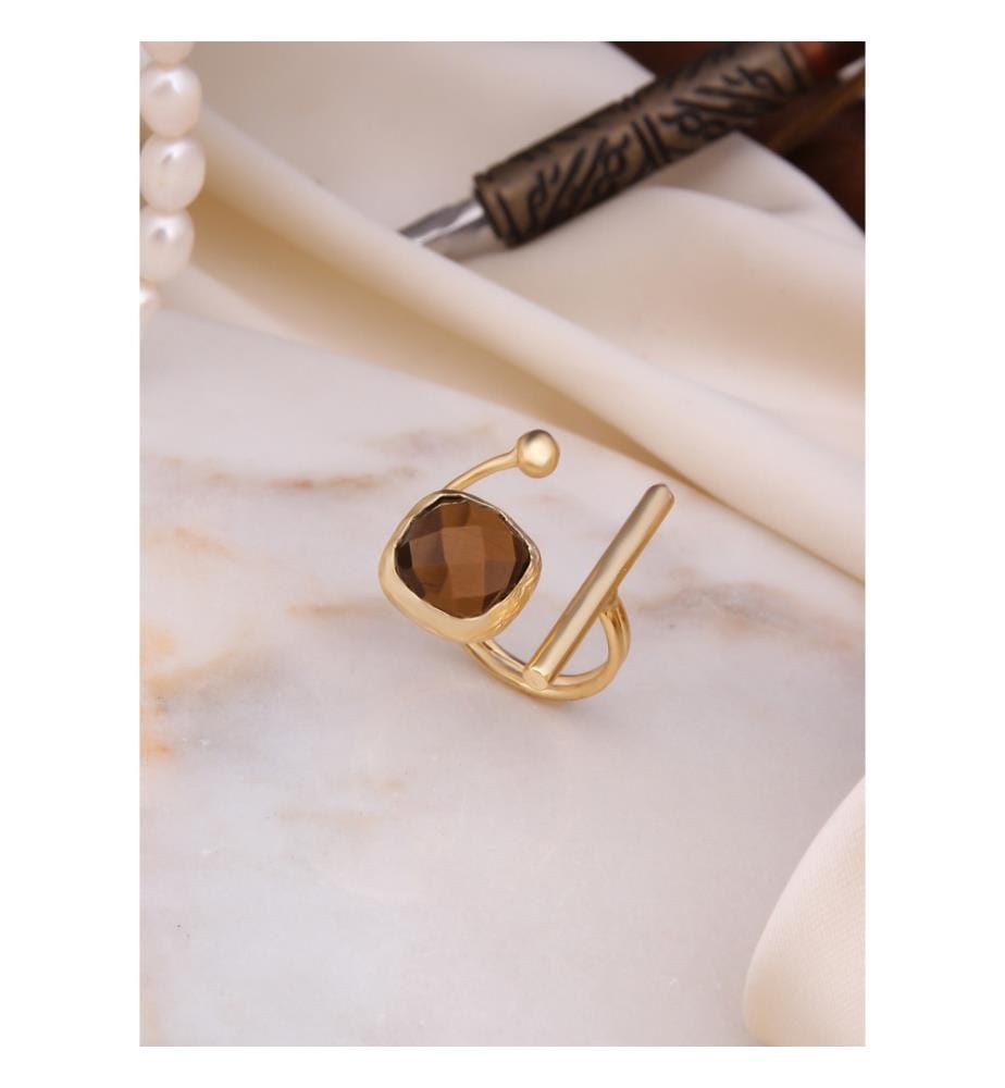 Tiger's Eye Ring - Brown