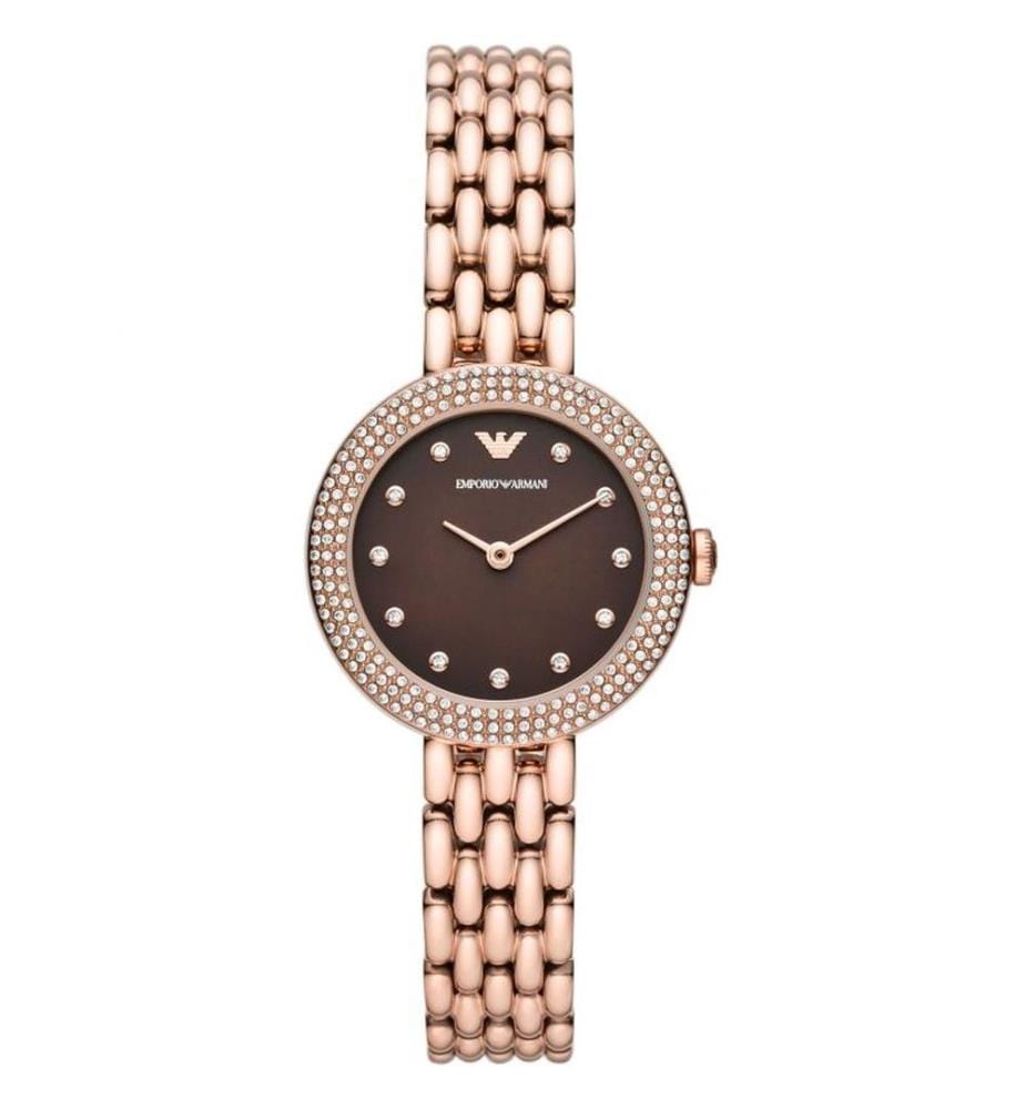 Montre à Quartz Rose et Brun AR11418 - 30 mm