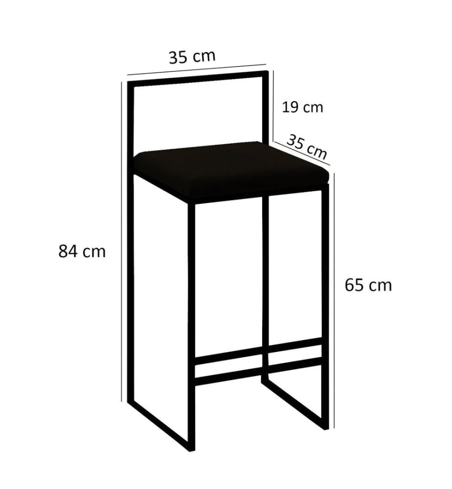 Barhocker – Schwarz