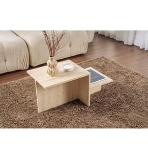 Couchtisch – Travertin