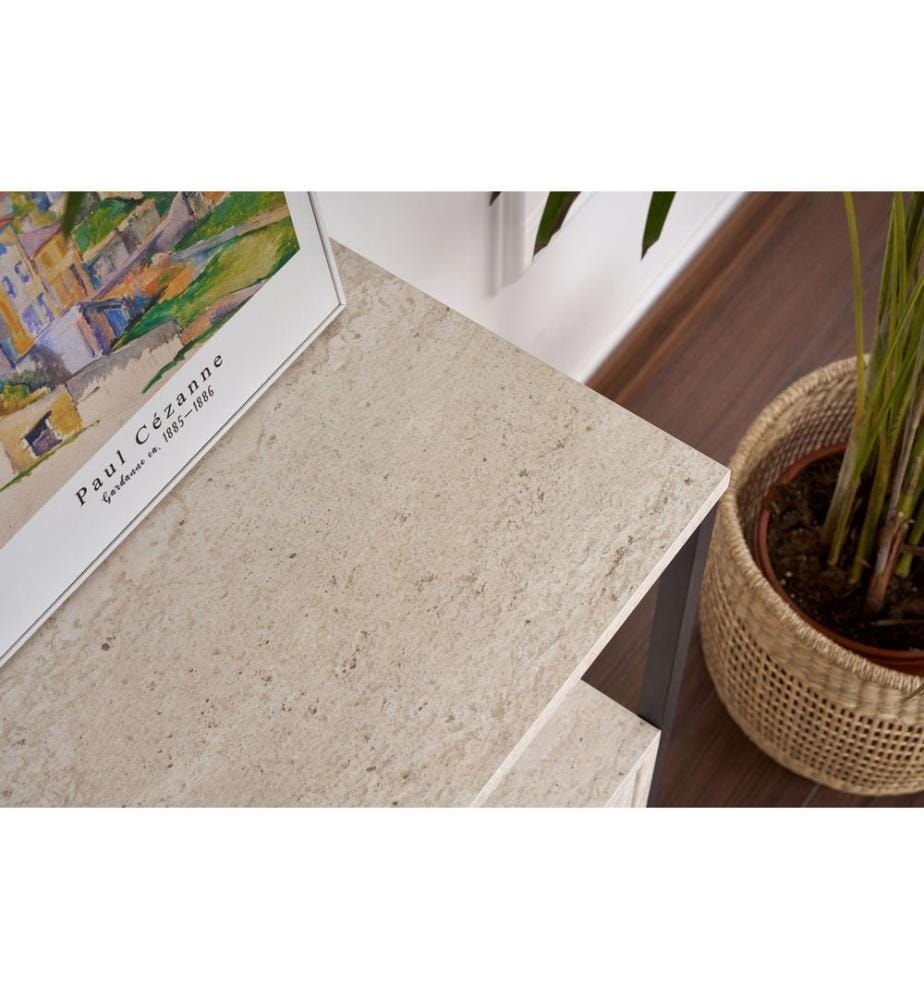 Console - Travertino / Nero