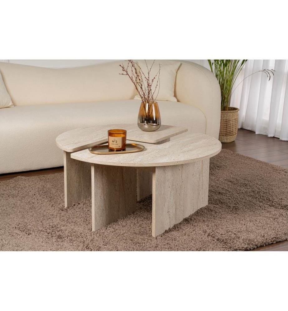 Couchtisch – Travertin