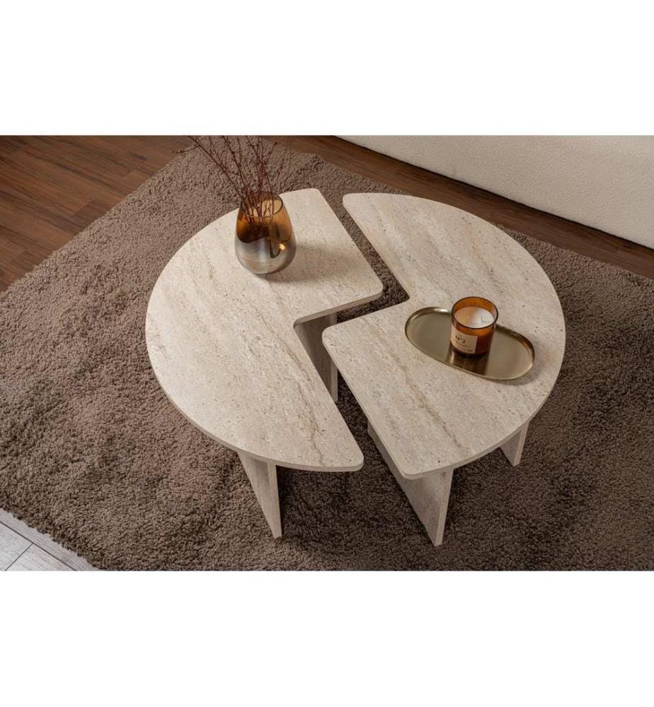Couchtisch – Travertin