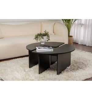 Couchtisch – Schwarzes Holz