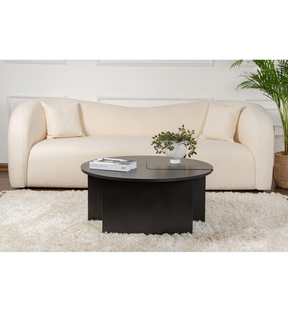 Couchtisch – Schwarzes Holz