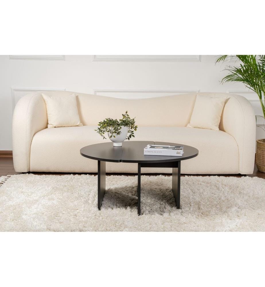 Couchtisch – Schwarzes Holz