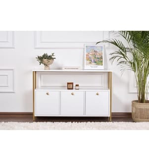 Konsole – Weiss / Gold