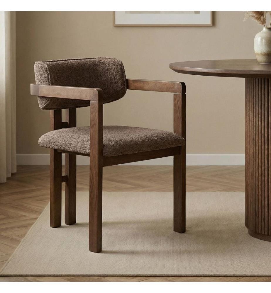 Stuhl – Braun / Dunkles Nussbaumholz