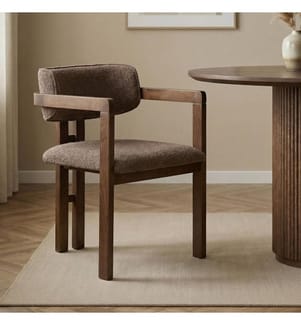 Stuhl – Braun / Dunkles Nussbaumholz