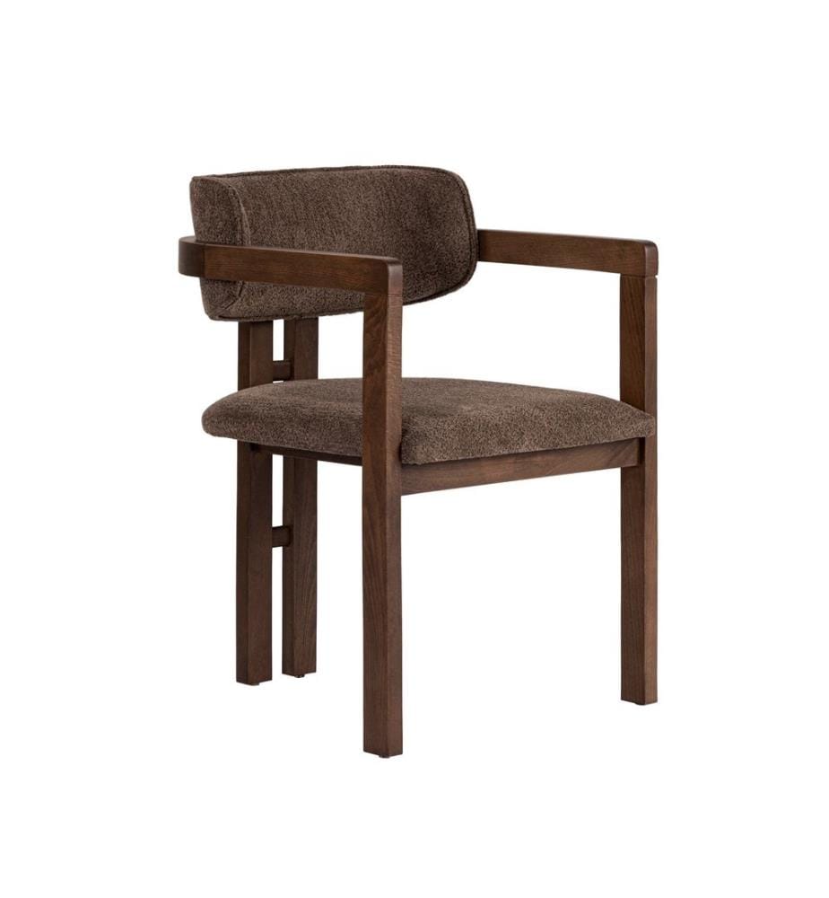 Stuhl – Braun / Dunkles Nussbaumholz