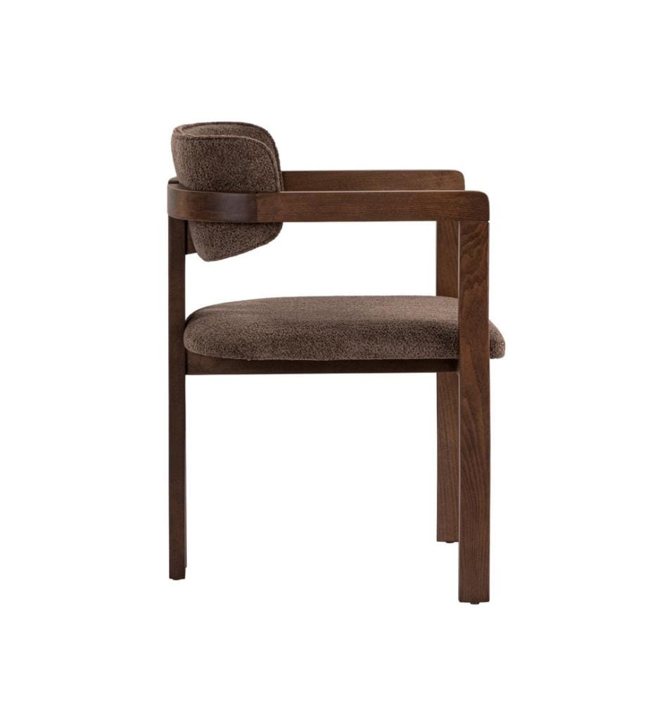 Stuhl – Braun / Dunkles Nussbaumholz