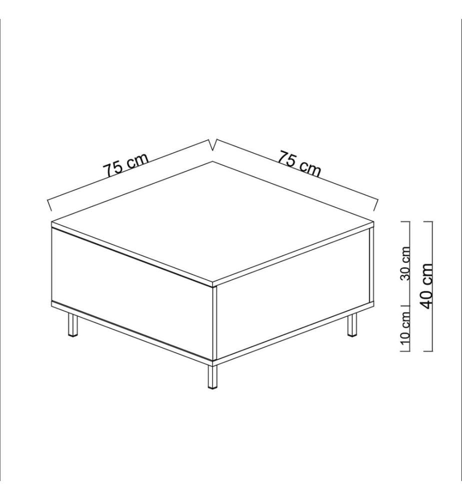 Couchtisch – Travertin