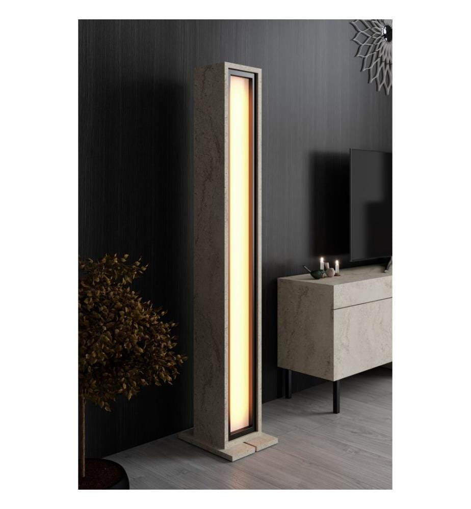 Stehlampe – Travertin