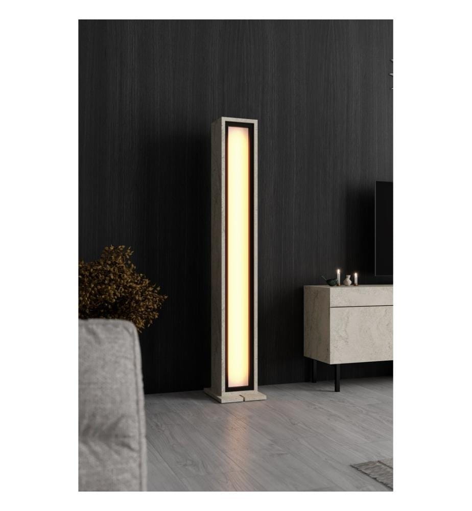 Stehlampe – Travertin