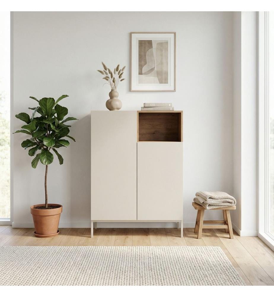 Sideboard – Santstone / Eiche
