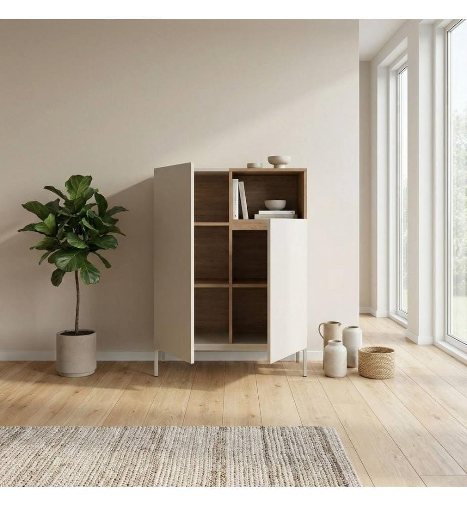 Sideboard – Santstone / Eiche