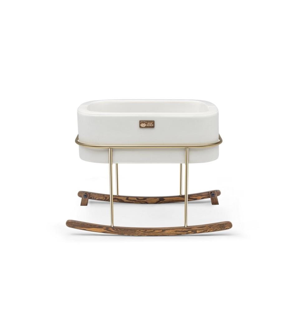 Babybett – Weiss / Goldfarben