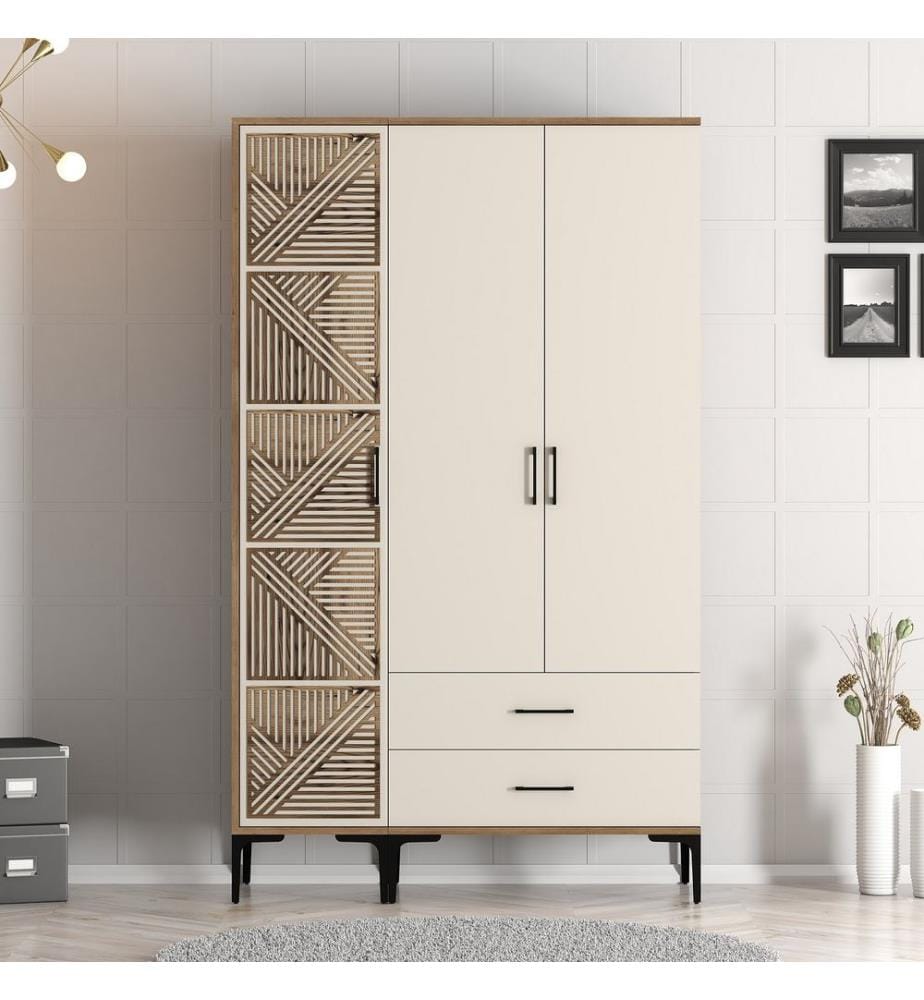 Schrank – Nussbaum / Creme